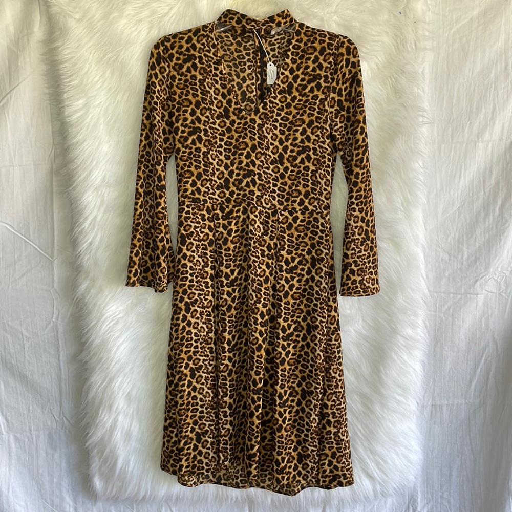 Daisy Fuentes Leopard Dress Size XS